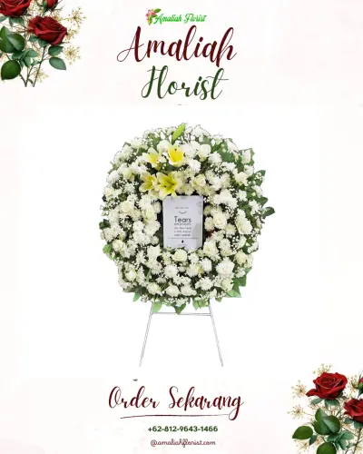 Krans Bunga Duka Cita canggu